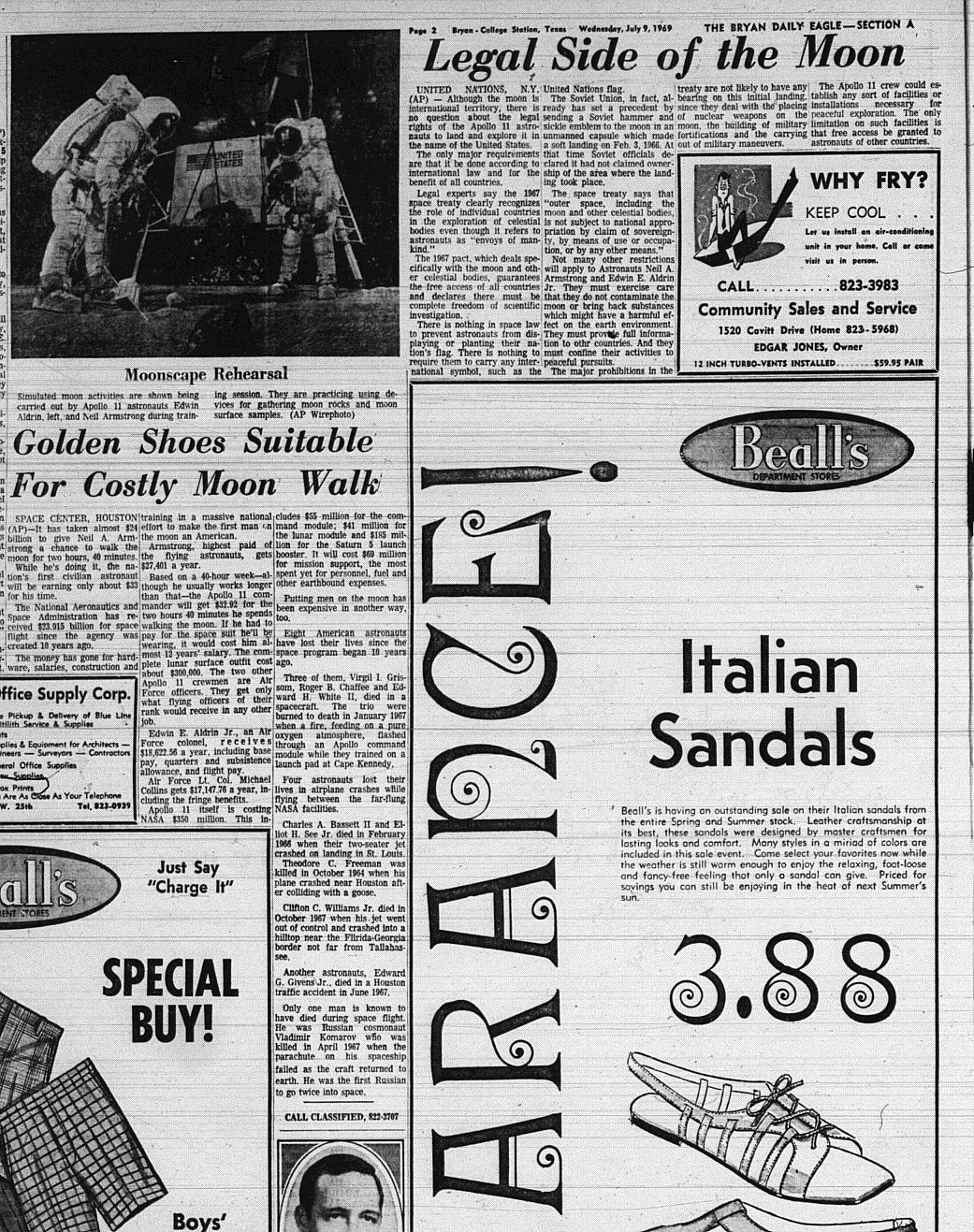 The Eagle Archives: July 9, 1969